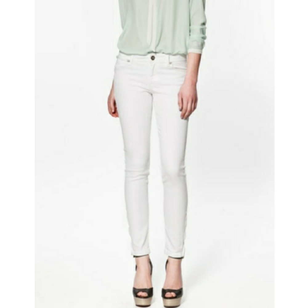 NWT Zara White Skinnies